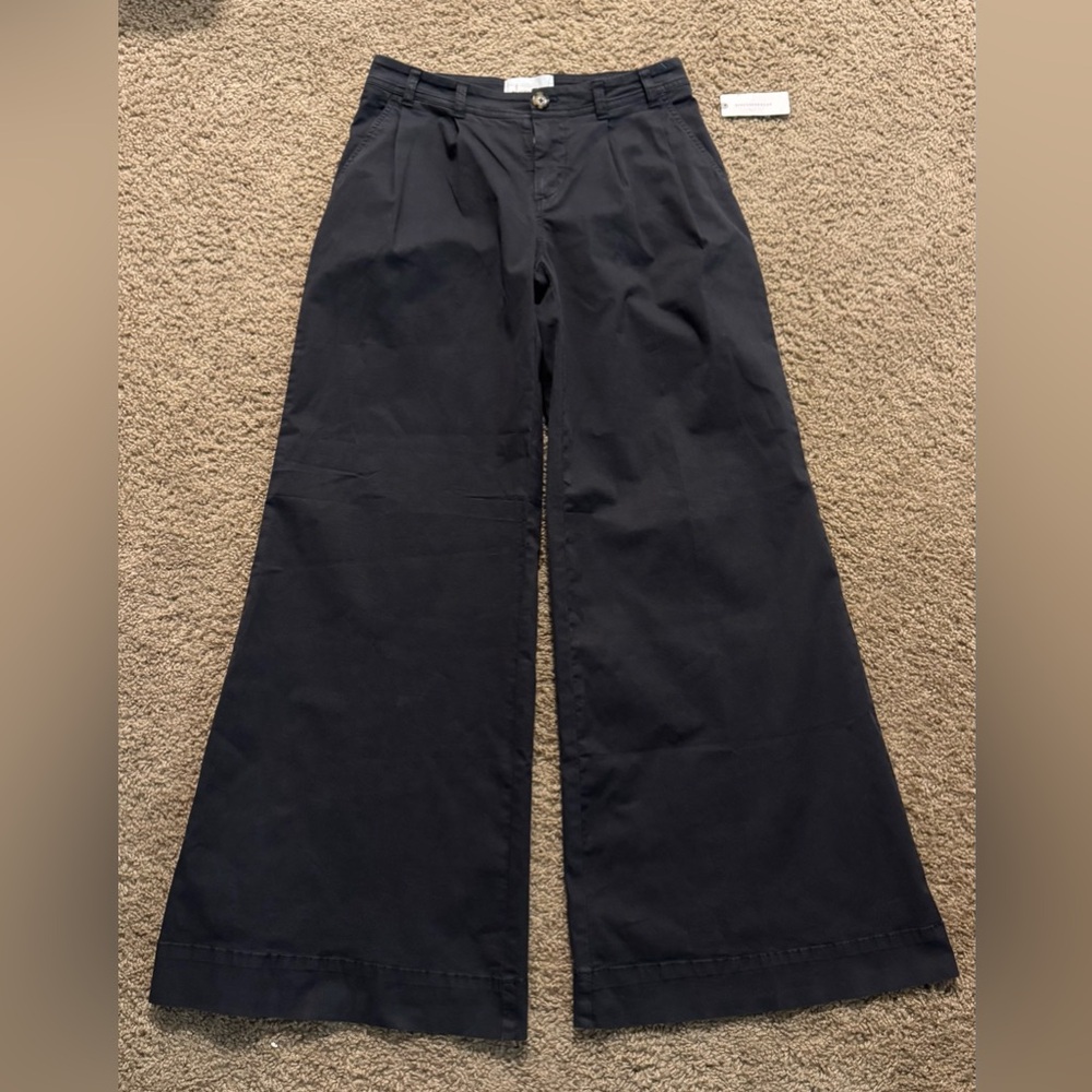 💯 Auth Anthroplogie wide pleated pants